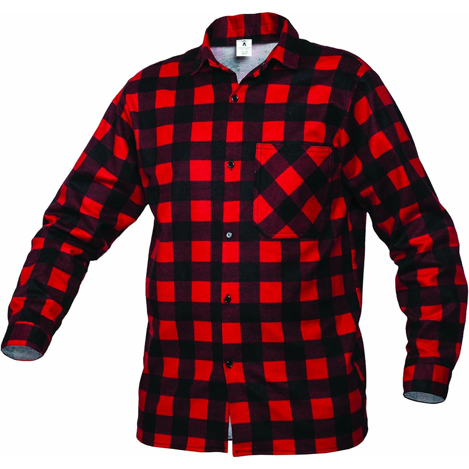 Gahibre 512 Camisa franela roja, 100% algodón 170 gramos, Talla XL