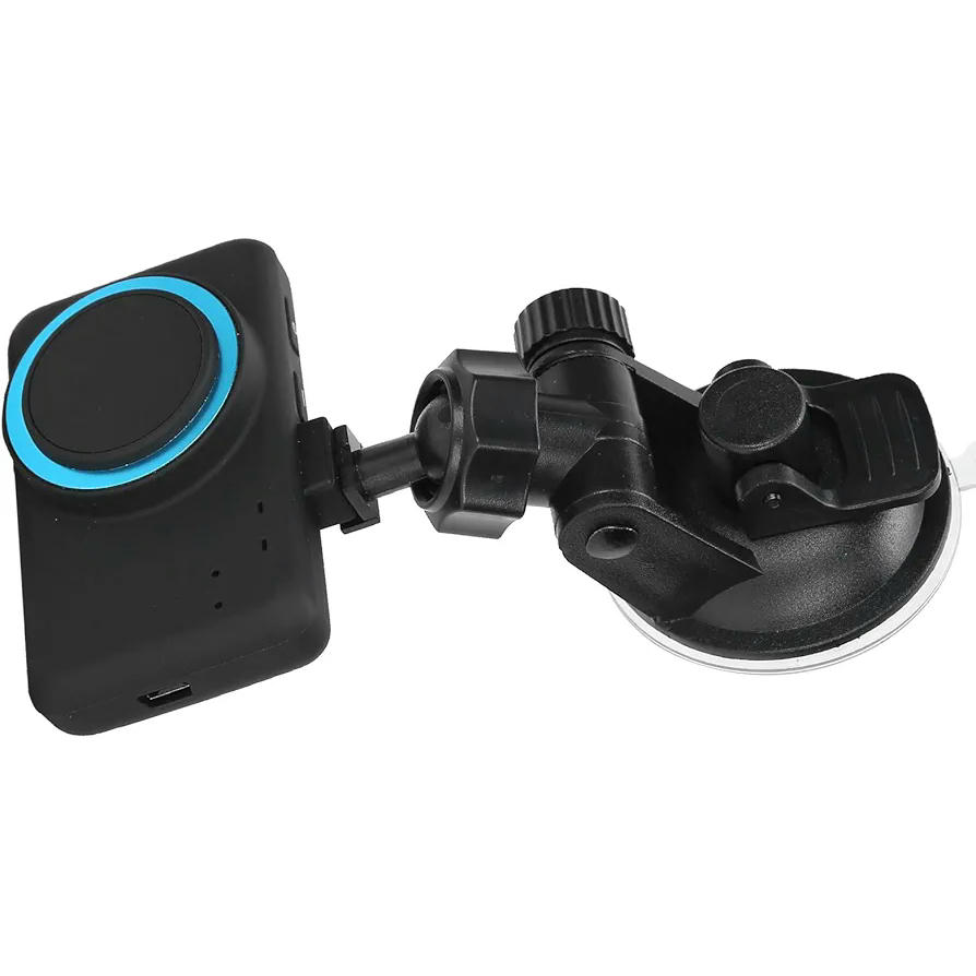 Dispositivo de Alarma de Advertencia de Fatiga, Monitor de Seguridad Vial, Reconocimiento Facial, Soporte de Ventosa Giratorio