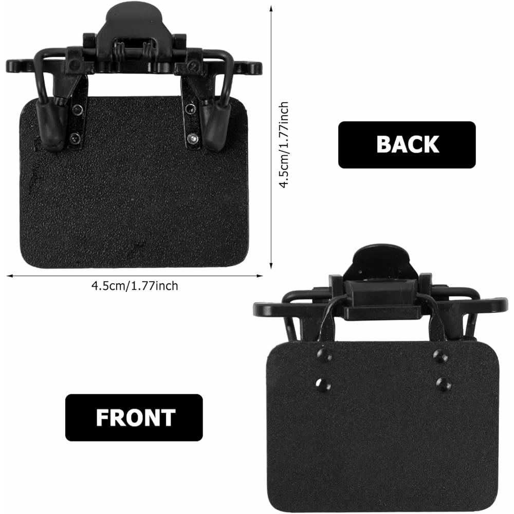 Parche para Gafa de Tiro con Arco, Clip de Asistencia para Apuntado, Compatible con Gafas y Máscaras