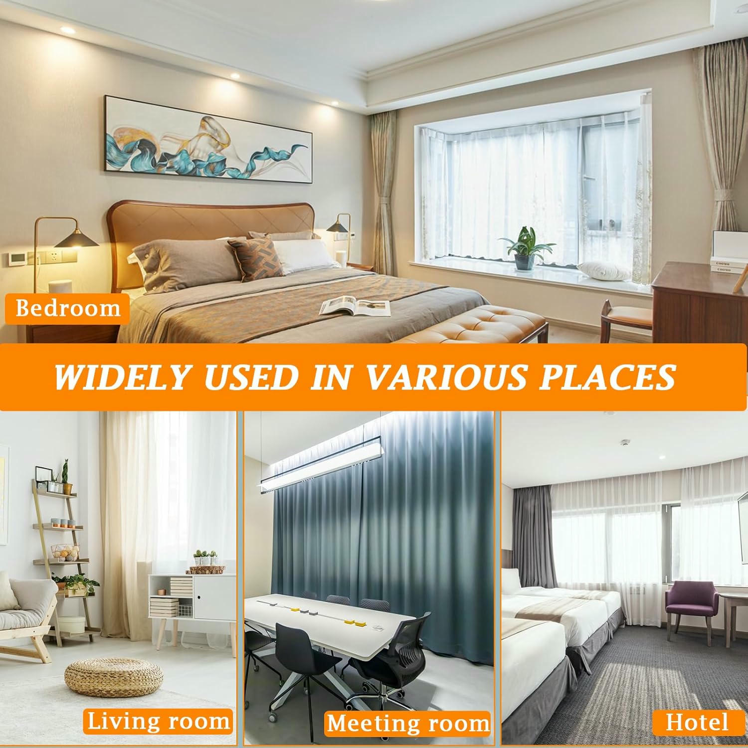 Ganchos de Cortina Alzapaños Decoratius L - 2 Peces Autoadhesives per a Parets, Organitzadors de Finestres per a la Llar, Oficina, Cuina i Bany (color blanc cremos i daurat)