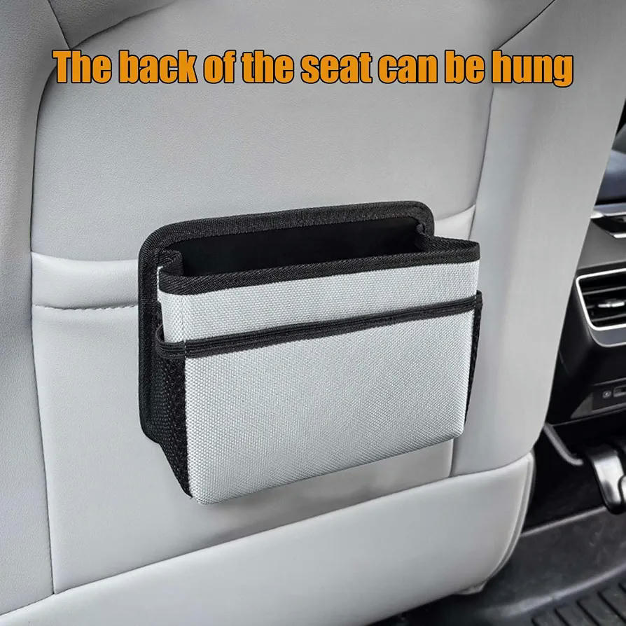 Cubo de Basura Plegable Portátil para Coche, Impermeable y a Prueba de Fugas, Incluye Bolsa de Basura - Color Verde Militar