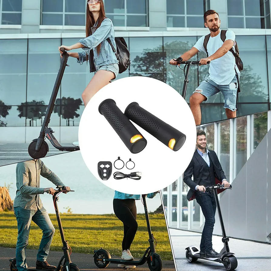 Intermitentes para Patinete Eléctrico para Modelo M365 / Pro - Luces LED de Control Remoto Inalámbrico, Indicadores de Dirección, Iluminación de Seguridad Impermeable