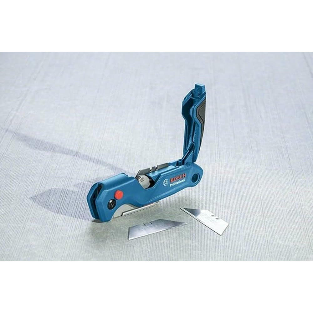 Bosch Professional - Navaja universal plegable (3 cuchillas trapezoidales)