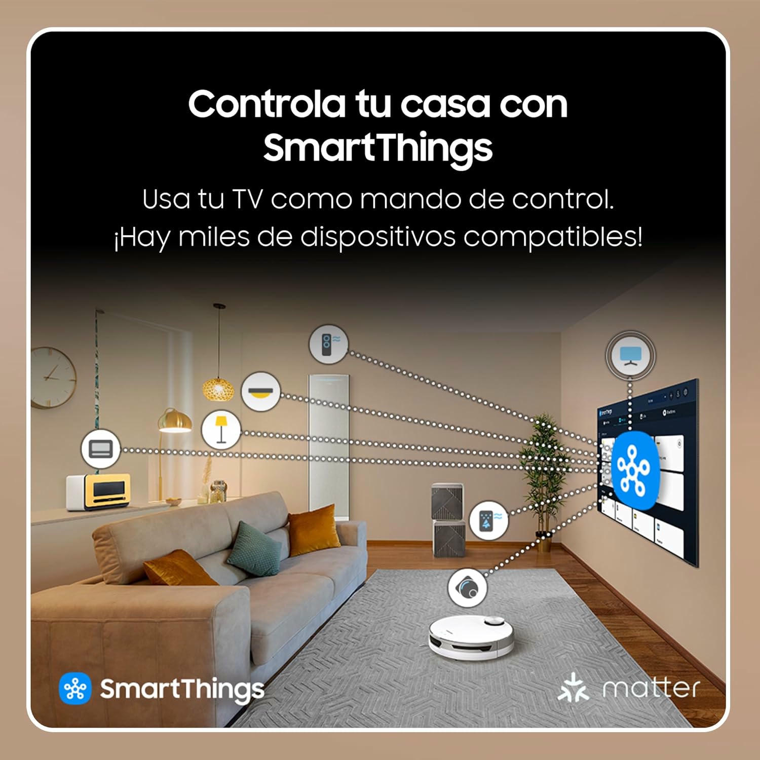 SAMSUNG TV QLED 4K 2024 43Q60D Smart TV de 43" con Más de 1.000 Millones de Colores, Colores certificados, el Mejor Smart TV y controla tu casa con SmartThings