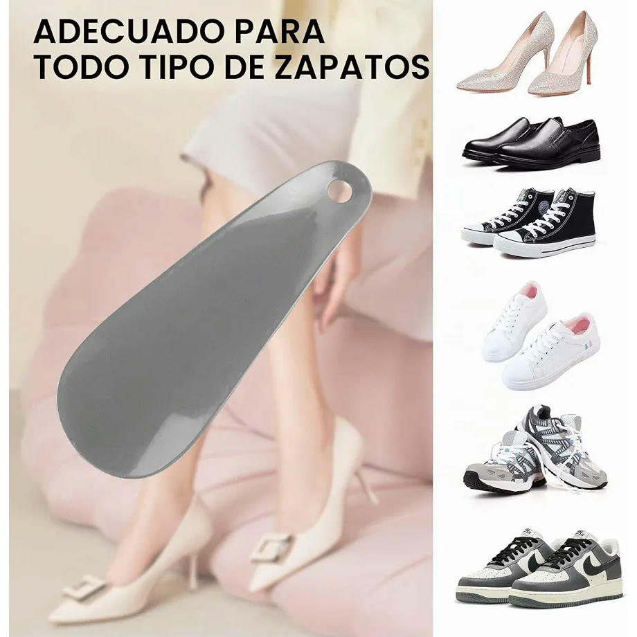 Organizador de Zapatos para Puerta con 6 Bolsillos Ahorro de Espacio y Malla Transpirable (Gris)