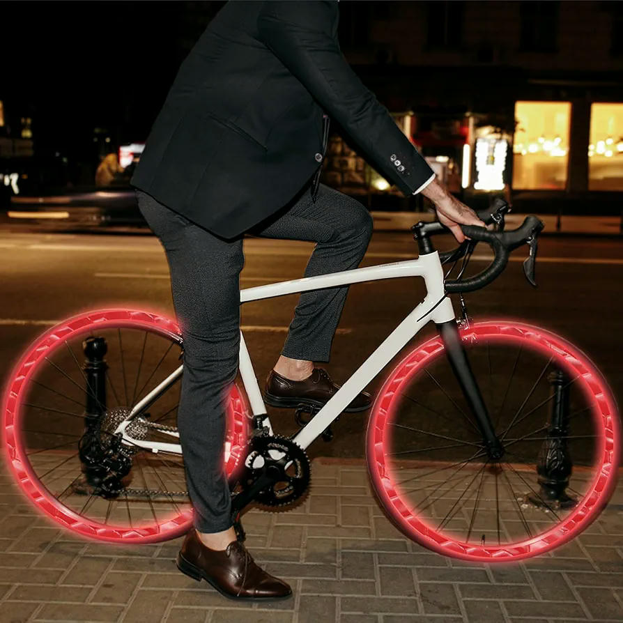 Cinta reflectante de seguridad, 2 unidades de cinta adhesiva para conducción nocturna, cinta advertencia autoadhesiva, 5 metros, ideal para vehículos y bicicletas