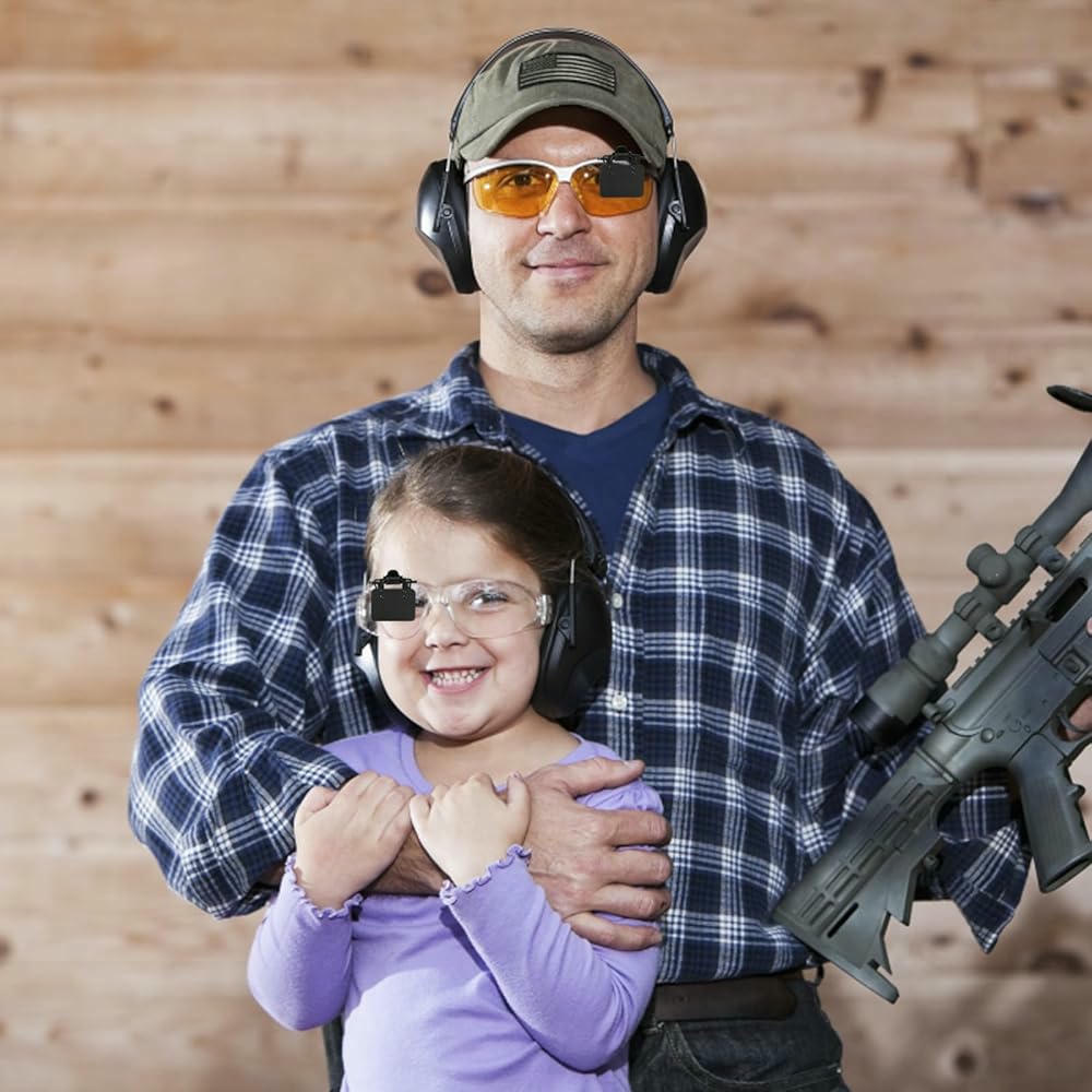 Parche para Gafa de Tiro con Arco, Clip de Asistencia para Apuntado, Compatible con Gafas y Máscaras