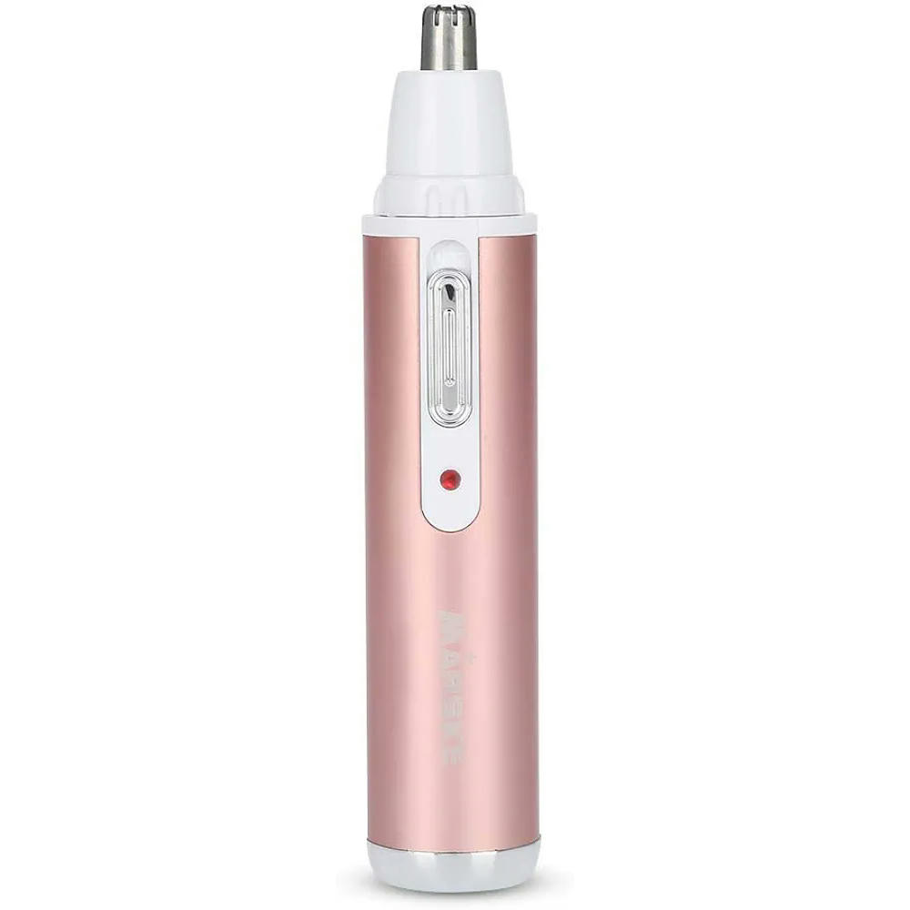 Afeitadora eléctrica femenina 4 en 1, recargable e impermeable con cabezales intercambiables (Rosa)